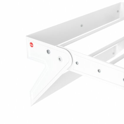 Skladací stojan na bielizeň, biely /HAILO