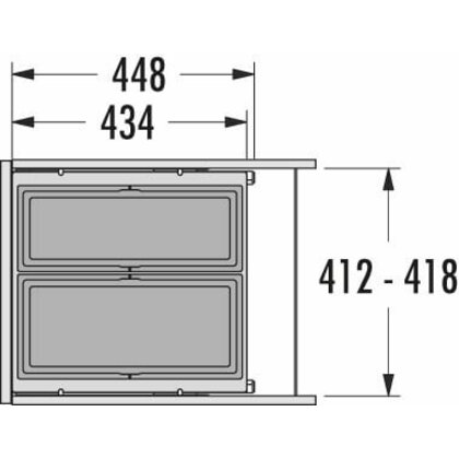 Odpadkový kôš-Cargo 450 21+17 /HAILO