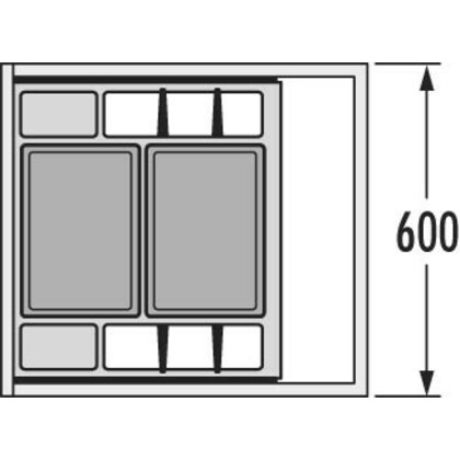Odpadkový separátor K 600 20+20 /HAILO