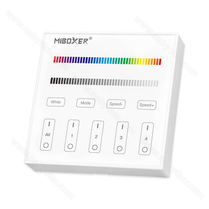 Prijímač WIFI  RGB,RGBW,4-zonový  12-24V 