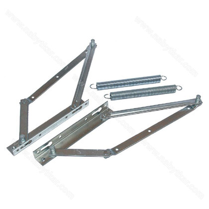 Postel. výklop.kov. bočné na 1-posteľ, zinok KP1 pre vyššiu zátaž