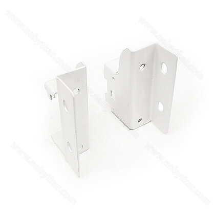 EVO uchytenie zadné, nízke  h-86 bez relingu ,biele /Swell EVO uchytenie zadné, nízke  h-86 bez relingu ,biele /Swell