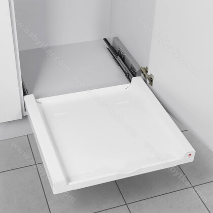 Univerzálny výsuv pre š.600 mm, max. nosnosť 40 kg, biely  / HAILO