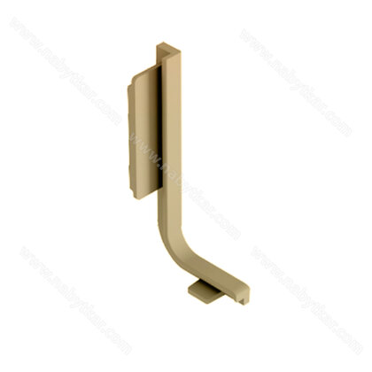 Gripless LIGHT koncovka na profil typ " L",pravá strana , matné zlato C-23