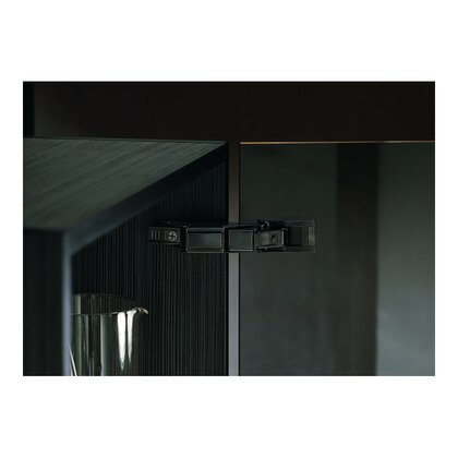 Záves Clip Top Blumotion CRISTALLO 71B4500C ONYX pre skl. dvierka /Blum