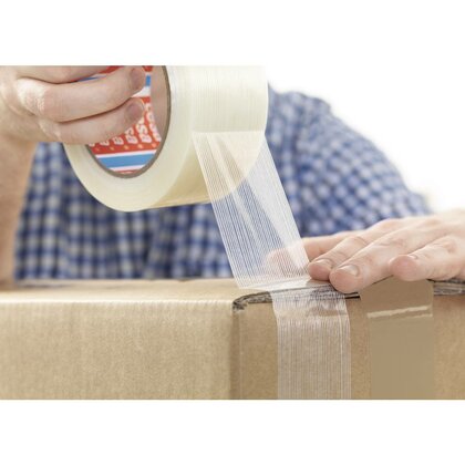 Monofilamentná páska 50m x 50mm , biela /TESA