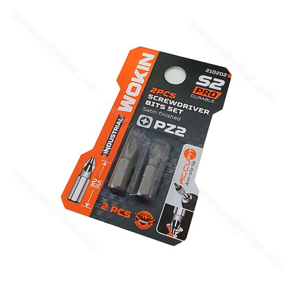 Sada bitov PZ2 × 25mm, 2ks / Wokin