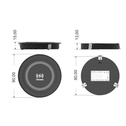 Bezdrôtová nabÍjačka pod dosku Qi1001V4