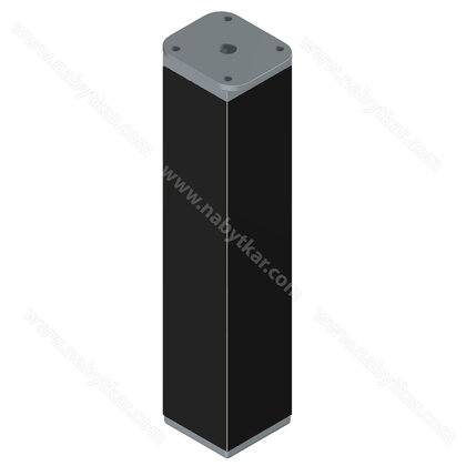 Nábytk. noha NA6 40x40 h- 200, čierna matná