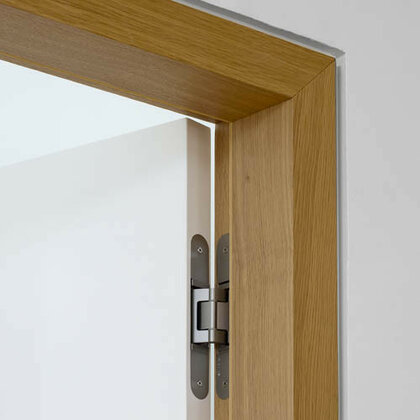 Záves Tectus TE 340 3D F1 pre bezfalcové reverzné dvere do 80 Kg - hliník (bal:2 ks)