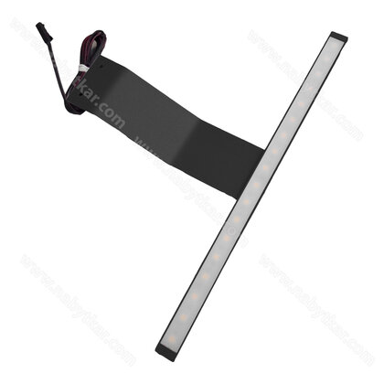 LED stopkové svietidlo - T-350, 4 W, DC12V, biela neutrál, čierme 