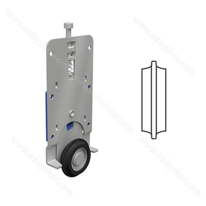 Koliesko spodné SprinART na koľaj Rama -  čierne /Laguna