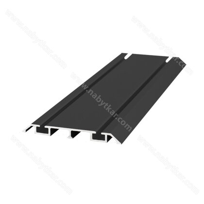 Spodná dvojkoľaj RAMA IV 88564003 3,0m čierna matná /Laguna