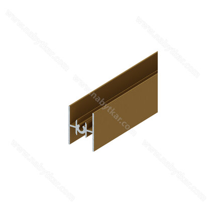 Profil prechodový Rama , zlatý industrial 3m  /Laguna