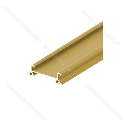 Koľaj spodná GAMA , zlatý industrial 6,0 m  /Laguna