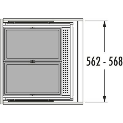 Odpadkový separátor 600 AS Allegro 350 28+28 /HAILO