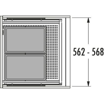 Odpadkový separátor 600 AS Allegro 220 14+14 /HAILO