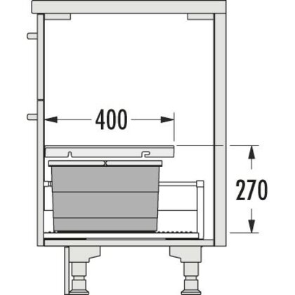 Odpadkový separátor 600 AS Allegro 220 14+14 /HAILO
