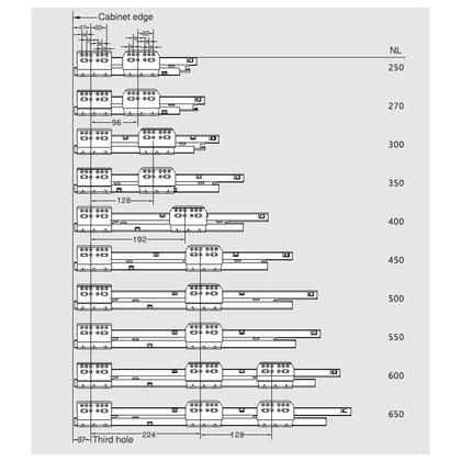 Creobox Plus PUSH 500, v-095, biely pre 18 mm dno  /DTC