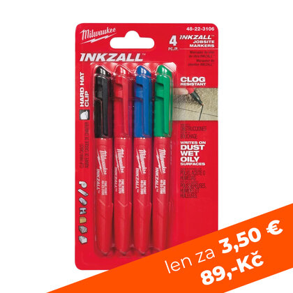 INKZALL značkovače - 4ks (48223106)
