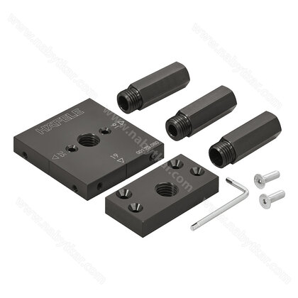 Vrtací přípravek, pro Häfele Loox, pro kabely a spínače 001.25.080, vrtací pouzdra 8, 10, 12 mm