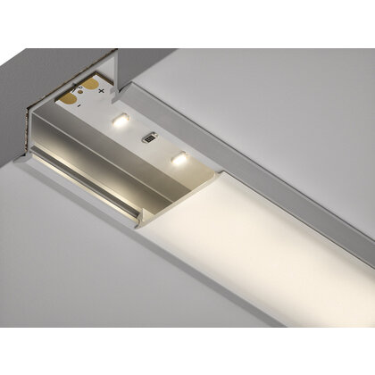 Häfele Loox5 profil 1107 pro osvětlovací LED pásky 5 mm 833.95.731 asymetrické rozložení světla, čer