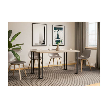 Noha stolová SR48-550-100-720-L2-K1 čierna /Gamet 