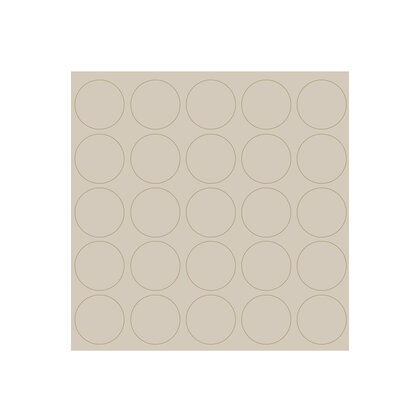 Krytky samolep.fi 14 mm U750 ST9 (1 plátok= 25 krytiek)/ 626