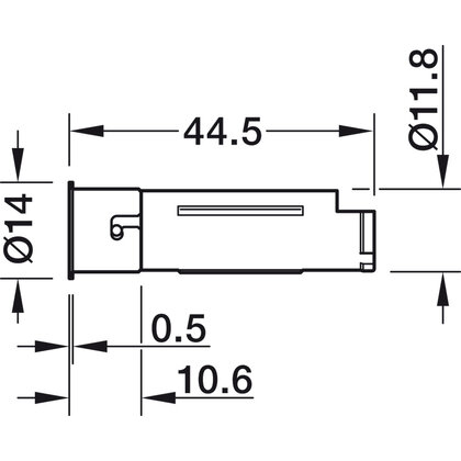 Nastavi. stmívač, pro dotyk, paměť. funkci lze vypnout, Häfele Loox, modulární Funkce pozvolného zap