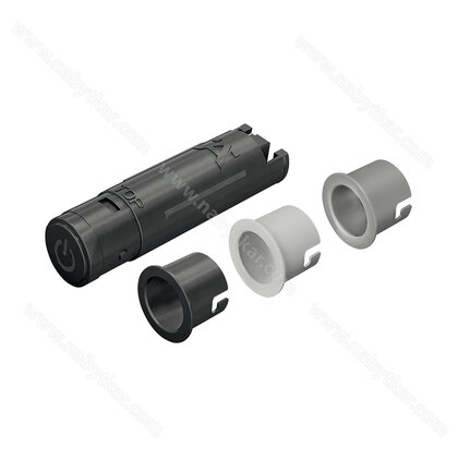 Nastavi. stmívač, pro dotyk, paměť. funkci lze vypnout, Häfele Loox, modulární Funkce pozvolného zap