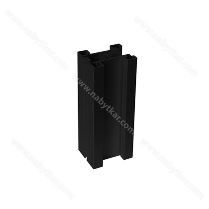 Madlo TWIN II 88400003 2,7m čierny,na nasúv.šteninu /Laguna