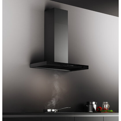 Odsávač pár NORMA 90 čierny, montáž na stenu 