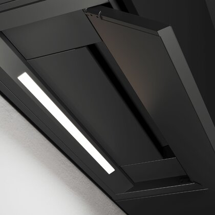 Odsávač pár CASTORE 90 čierny, montáž na dno hornej skrinky 