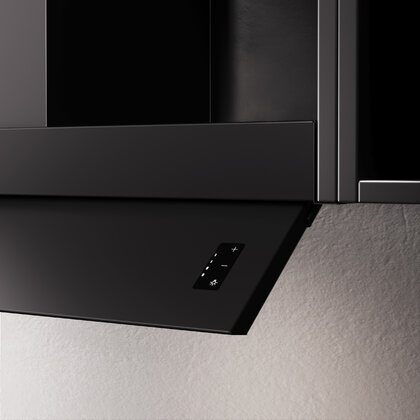 Odsávač pár CASTORE 90 čierny, montáž na dno hornej skrinky 