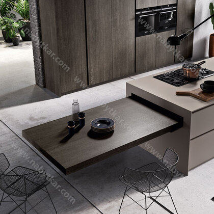 Výsuvný mechanizmus s krytkami BREAKFAST UNIV  pre kuch.ostrovček 600x1780 mm