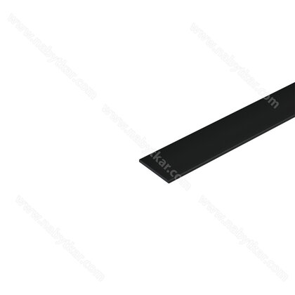 Wall sys. - Profil ukončovací 2x25 dl.=3,5m, čierny C-35