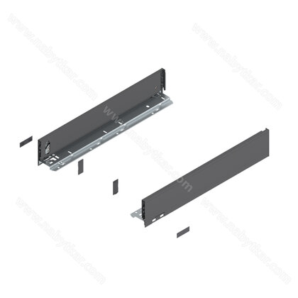 Legrabox, bočnice 770M5502S Orion sivá matná, 550 mm /Blum