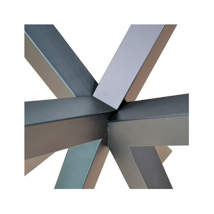 Stolová podnož  ,v:751 x750 pre priemer stola fi 770 do 1000 mm , čierny mat 