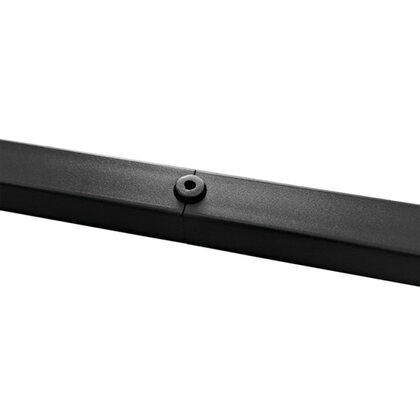 Kancelárska podnož MONA pre stol.dosku od 1600 do 2200 mm x 800 mm  rovná, čierna