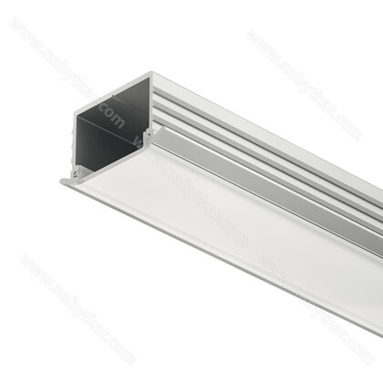  Profil 1191 pro osvětlovací LED pásky,Hliník + krycia lišta mliečna, 2500 mm 833.72.984