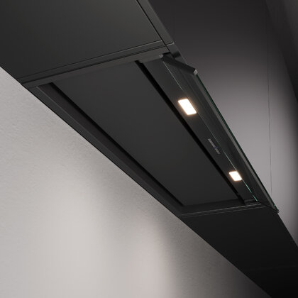 Odsávač pár CANOPO PLUS 90 čierny, montáž na dno hornej skrinky 