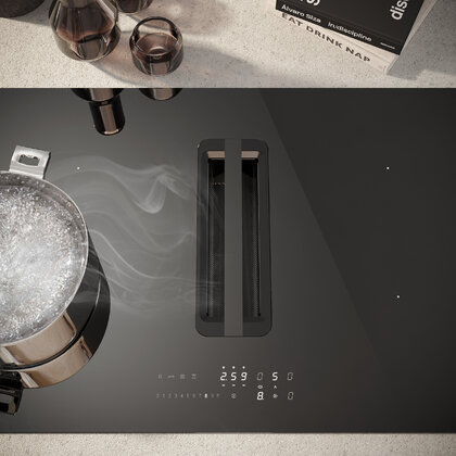 Odsávač pár TOLOMEO HOB 83 WHITE DIGIT, montáž do prac. dosky 