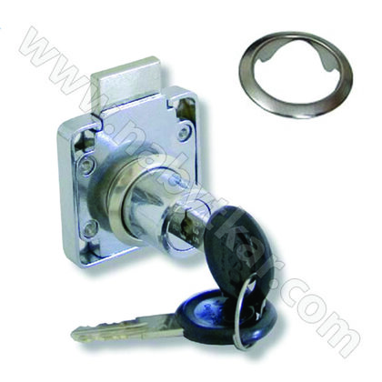 Zámok štvorcový SISO, chróm
