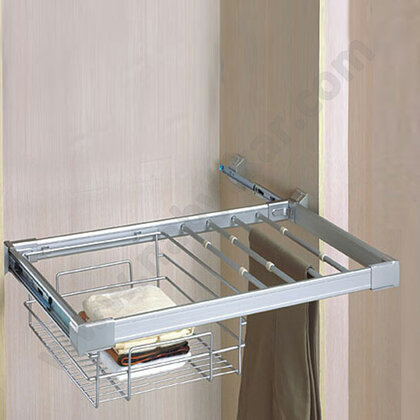 Výs.kôš K03-90,drôtený+relig-vysoký,mat.chróm /Iron line