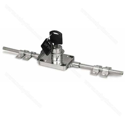 Zámok dvojcestný chróm výsuvný L-1000mm /Gt Zámok dvojcestný chróm výsuvný L-1000mm /Gt