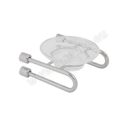 Držiak na mydlo - sklo, chróm /Iron line