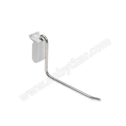 Wall sys. - Vešiak obchodný kratky - zahnutý 17/109-T2