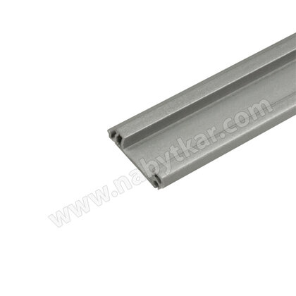 Stredová - madlová lišta medzi zámk.lištu a  žalúzie 2,5m, hliník