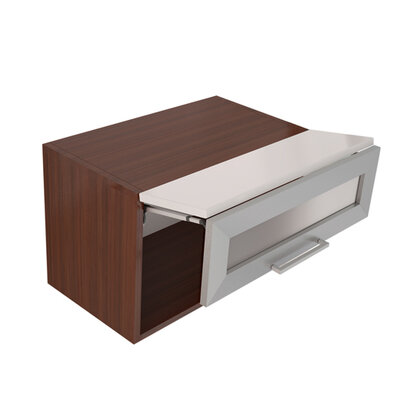 Kovanie Aventos HF - MDF / AL, široký Al rám