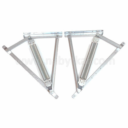 Postel. výklop.kov. čelné na 2-posteľ, zinok KP4 Postel. výklop.kov. čelné na 2-posteľ, zinok KP4